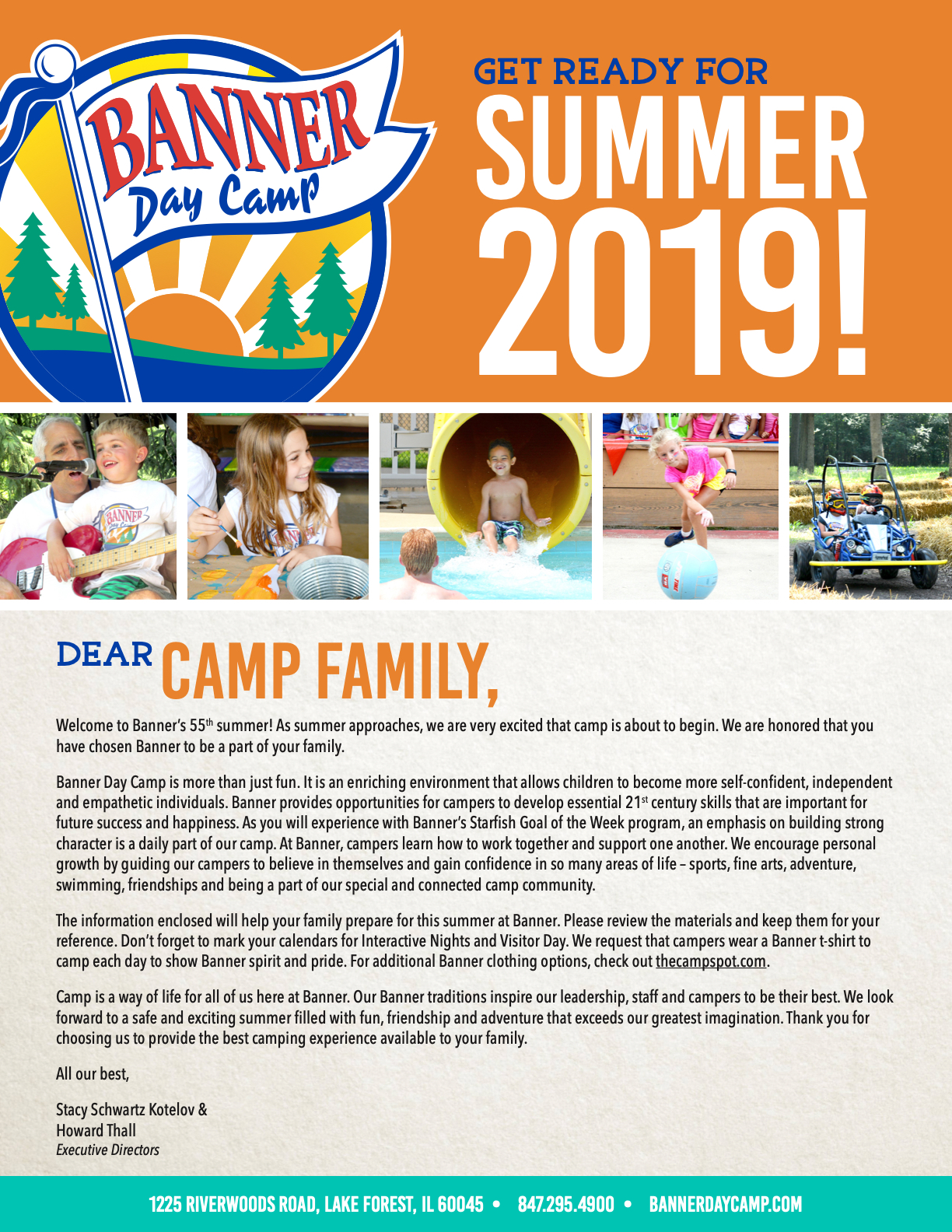 2019 Welcome Letter Calendar